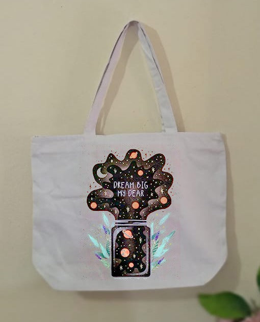 Cotton Canvas Tote Bag