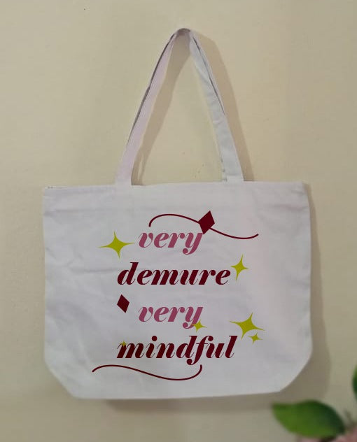 Cotton Canvas Tote Bag